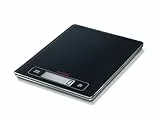 Soehnle Page Profi Digitalwaage für max. 15 kg, digitale Küchenwaage mit großer Wiegefläche und Tara, praktische Haushaltswaage mit Hold-Funktion, Schwarz