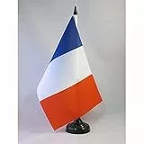 AZ FLAG - Tischflagge Frankreich - 21x14 cm - Französische Tischfahne 14 x 21 Cm - Flaggen