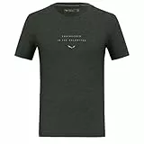 Salewa Eagle Eitd Merino T-Shirt Men, Dark Olive, M