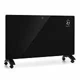 Klarstein Elektroheizung, Konvektor Heizung Freistehend oder Wandmontage, Elektroheizung Energiesparend, App-Control, Leise Heizung Elektrisch, Standgerät Heizkörper Elektrisch mit Thermostat, 1500 W