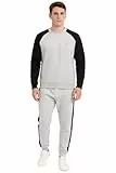 Bahob® Herren-Trainingsanzug-Set, 2-teilig, Sweatshirt und Jogginghose für Herren, Fleece-Trainingsanzug-Set, Fitnessstudio, Freizeit, Training, Laufen, Sport, Loungewear, S-XXL, MRTS-151-B, XL