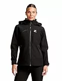 RevolutionRace Hiball Softshell Jacket für Damen, Outdoor Jacke für Wandern, Black, M