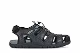 Geox Herren U Strada B Geschlossene Sandalen, Schwarz Black C9999, 43 EU