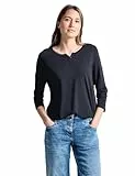 Cecil Damen 313172 Fenja T Shirt, Blau (Deep Blue), XL EU