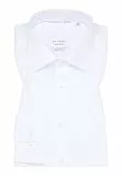 Eterna Comfort Fit Hemd Business-Hemd Männer Baumwolle Langarm-Hemd Anzughemd Kent-Kragen bügelfrei Kombimanschetten unifarben (DE/NL/SE/PL, Kragenweite, 45, Regular, Regular, Weiß F2)
