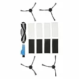 10 x Ersatzteile für Vactidy für NIMBLE T6 Roboter-Staubsauger, Ersatzteile, Zubehör, 4 Seitenbürsten + 1 Rollenbürste + 4 Staubsaugerfilter + 1 Reinigungsbürste