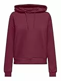ONLY Damen Onplounge Life Hood Ls SWT Noos, Rhododendron, S
