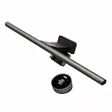 BenQ ScreenBar Halo 2 – LED Monitorlampe mit kabellosem Controller, blendfreiem Licht, einstellbarer Helligkeit und Farbtemperatur, augenschonend, USB-betrieben