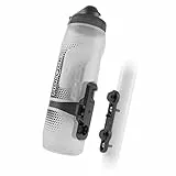 Fidlock Unisex – Erwachsene 09653(clr) Trinkflasche, Flasche Clear Transparent 800ml mit Bike Base, 800 ml EU