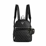 GUESS Power Play Tech Sac à dos L avec logo Coal, Logo Coal, L