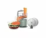 Kenwood MultiPro Compact – Kompakte Küchenmaschine mit Express Serve, Edelstahlmesser, Schneid- und Raspelscheiben, Pulse-Funktion, Grün (FDP23.140GR)