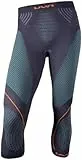 UYN Herren Hose Evolutyon UW M Hose, Charcoal/Green/Orange Shiny, XXL, U100045