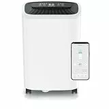 Brandson - Wlan Luftentfeuchter mit Kompressor elektrisch - 10 Liter - WiFi Dehumidifier Raumentfeuchter – mit App - Schlauch-Entwässerung