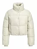 JJXX Damen Jxbreezy Faux Leather Short JKT OTW Sn Pufferjacke, Bone White, L
