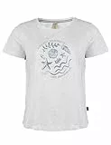 ROADSIGN australia Damen T-Shirt mit maritimem Print, klassischer Schnitt, aus weicher Baumwolle Ecru, M