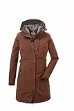 killtec Damen Funktionsparka/Parka mit abzippbarer Kapuze KOW 165 WMN PRK, cappucino, 42, 37726-000