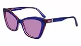 Karl Lagerfeld KL6105S 424 Blue/Rose Sunglasses Woman Acetato, Cat Eye, 54