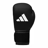 adidas Unisex – Erwachsene Hybrid 25 Boxhandschuhe, Schwarz, 14 oz EU