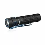 OLIGHT Baton 3 Pro LED Taschenlampe, Extrem Hell 1500 Lumen bis zu 175 Meter USB-Aufladbare Handlampe mit 6 Lichtmodi, 120 Tage Leuchtdauer IPX8 Wasserdicht Tragbare Flashlight Kaltweiß, Schwarz