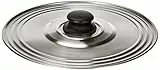 Ibili Deckel Prisma verstellbar 22-26 cm aus Edelstahl, silber, 26 x 26 x 4 cm