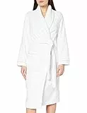 CALIDA Cosy Shower Frottee-Bademantel mit Schalkragen, 120cm Damen, innen sehr saugfähig, außen kuschelig weich, mit Gürtelschlaufen und zwei aufgesetzten Taschen