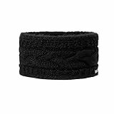 GIESSWEIN Headband Stirnberg - Warmes Merino Damen Stirnband, Winter Strick Haarband, Ohrenwärmer Frauen, Breites Kopfband mit Fleece Innenfutter