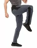 strongAnt Arbeitshose Herren komplett Stretch Männer Berlin Pro Bundhose mit Kniepolstertaschen - Grau-Schwarz Gr. 52