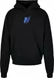 Mister Tee Upscale Unisex Kapuzenpullover Le Papillon Heavy Oversize Hoody, Unisex Hoodie mit Rückenprint, Oversize Fit, Black, XL