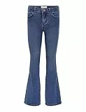 ONLY Mädchen Konroyal Life Reg Flared Pim504 Noos Jeans, Medium Blue Denim, 140 EU