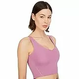LOS OJOS V-Neck Sport BH - Medium Support gepolsterter Sport-BH für Damen