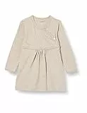 Noppies Baby Baby-Mädchen G Dress ls Nevada Kinderkleid, Taupe Melange-P757, 74