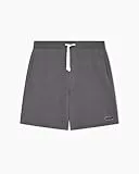Armani Exchange Men's Cozy, Relaxed fit Side Logo Patch, Shorts, Grey, L