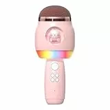 Fede Karaoke-Mikrofon - Drahtloses Mikrofon für Kinder, lustiges Spielzeug für Teenager | Tragbarer Tragbarer Recorder für PC-Lautsprecher für Smartphones