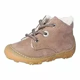 RICOSTA Jungen Stiefel Colin, Kinder Lauflernschuhe, Weite: Weit, terracare,Barfuß-Schuh, schnürstiefel, Booties, Schoko (261), 24 EU