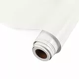 NANAPLUMS Plotterfolie Textil, Transferfolie für Textilien - Flexfolie zum Aufbügeln, Plotterfolie für DIY Shirts, 30,5 cm x 150 cm, Weiß
