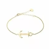 PAUL HEWITT Anker Armkette Anchor Spirit Plated - Armkette Damen Silber 925 (vergoldet), Anker Armband Frauen