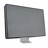 kwmobile Schutzhülle kompatibel mit 27-28' Monitor - Hülle PC Bildschirm - Computer Cover Case - Grau