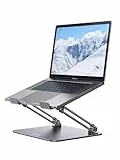 UGREEN Laptop Ständer, Design mit Zwei Gelenken, ergonomischer, klappbarer Laptopständer, höhenverstellbar, wärmeableitendes Design, kompatibel mit MacBook Air, Pro, Dell Allen Laptops 10-16.2'