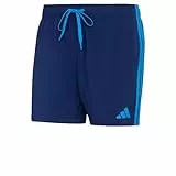 adidas Herren 3 Stripes Swim 5 Inch Swimwear, Dark Blue/Bright Blue, XL