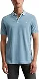 Marc O'Polo Herren Kurzarm-Poloshirt mit Stretch-Anteil Shaped Fit, Blau (Kashmir Blue), XL