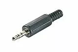 Vivanco 8/07-N 3,5 mm Stereo Klinken-Stecker schwarz