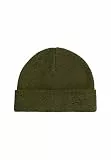 Superdry Herren Essential Logo Strickmütze Dunkel Army Grün Meliert 1SIZE