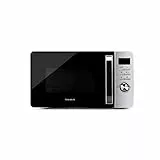 Taurus Mikrowelle | Fastwave 25L Digital | 25L | Grillfunktion | Eco-Modus | Multi-Kochfunktion | QuickStart | Programmierbar | Automatisch Reinigung | Shiny&Clean | 99min | SmartHeat | Silber