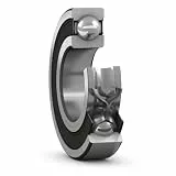 SKF 6006-2RS1 30mm x 55mm x 13mm Rillenkugellager aus nichtrostendem Stahl mit integrierter Abdichtung für Elektromotoren und andere Maschinen und Made in Europe