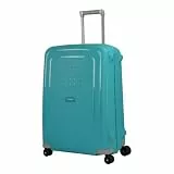 Samsonite S'Cure - Spinner M Koffer, M (69 cm), 79 L, Blau (Aqua Blue)