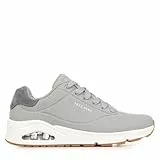 Skechers Herren Sneaker Freizeitschuh UNO Suited On Air, Grau, 44 EU