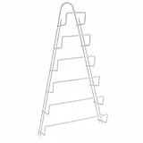 Metaltex 362806014 Kiwi Topfdeckelhalter, 6 Abdeckung, Weiß