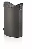 blomus -FRISCO- Wäschesammler Anthrazit, 65 Liter, mit zwei praktischen Tragegriffen, hochwertige Kunstfaser, trendiges Design, moderner Wäschekorb (H / B / T: 67 x 45 x 28 cm, Anthrazit, 65384)