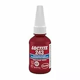 LOCTITE Schraubensicherung 243, Schraubenkleber für die Sicherung von Schrauben, mittelfestes Schraubensicherungsmittel für Metallgewinde, Flüssigkleber für z. B. Pumpen, 1x10ml