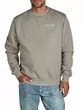 riverso Pullover Herren mit Druck RIVJamie Regular Fit Sweatshirt Rundhals Langarm, Größe:3XL, Farbe:Taupe-Mineral Green